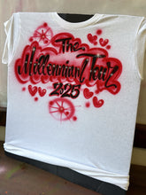 Load image into Gallery viewer, ✨Custom Millennium Tour Airbrush Name T-shirt✨- Personalized Airbrush Tee