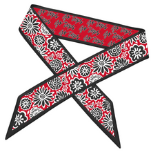 Load image into Gallery viewer, Western Kentucky Hilltoppers "Go Tops" Spirit Satin Skinny Scarf - Reversible Game Day Accessory