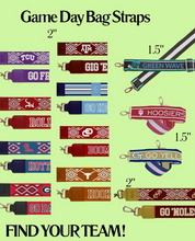Load image into Gallery viewer, Oklahoma Sooners 2" Wide Printed Purse Strap - "Boomer Sooners"