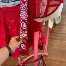 Load image into Gallery viewer, Oklahoma Sooners 2" Wide Printed Purse Strap - "Boomer Sooners"