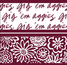 Load image into Gallery viewer, Gig ’Em Aggies Skinny Scarf