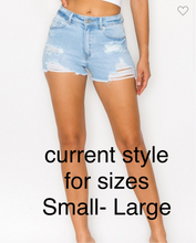 Load image into Gallery viewer, Custom Airbrush Name Jean Shorts | Personalized Shorts