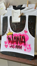 Load image into Gallery viewer, Custom Airbrush Crop Top | Low cut Crop Top | Women's Crop top