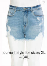 Load image into Gallery viewer, Custom Airbrush Name Jean Shorts | Personalized Shorts