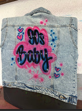 Load image into Gallery viewer, Custom Airbrush Denim Jacket