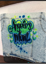 Load image into Gallery viewer, Custom Airbrush Denim Jacket