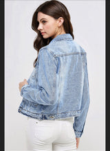 Load image into Gallery viewer, Custom Airbrush Denim Jacket