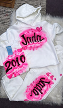 Load image into Gallery viewer, 90s Clothing Custom Airbrush 3 Piece Sweat Suit