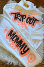 Load image into Gallery viewer, Custom Airbrush Game Day 2 Piece Sweatsuit (Hoodie + Sweatpants) - (Orange)