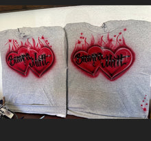 Load image into Gallery viewer, Custom Airbrush Gray Hoodie