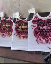 Load image into Gallery viewer, Maroon Custom Airbrush Game Day Tank Top
