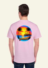 Load image into Gallery viewer, Galveston Orange Sunset Airbrush-Style Tee