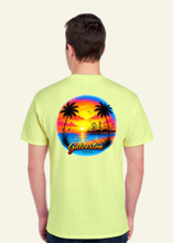 Load image into Gallery viewer, Galveston Orange Sunset Airbrush-Style Tee