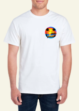 Load image into Gallery viewer, Galveston Orange Sunset Airbrush-Style Tee