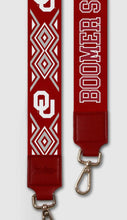 Load image into Gallery viewer, Oklahoma Sooners 2" Wide Printed Purse Strap - "Boomer Sooners"