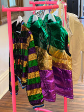 Load image into Gallery viewer, 🎭 Mardi Gras Metallic Colorblock Vest – One Size