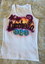 Load image into Gallery viewer, Custom Concert Day Airbrush Tank Top