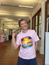 Load image into Gallery viewer, Galveston Orange Sunset Airbrush-Style Tee