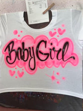 Load image into Gallery viewer, Custom Airbrush Mardi Gras Crop Top – Personalized Carnival Top