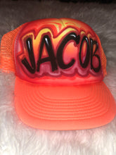 Load image into Gallery viewer, Custom Airbrush TRUCKER HAT