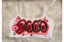 Load image into Gallery viewer, cami Crop Top | Custom airbrush crop top |