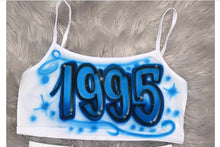 Load image into Gallery viewer, cami Crop Top | Custom airbrush crop top |