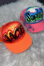 Load image into Gallery viewer, Custom Airbrush TRUCKER HAT