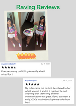 Load image into Gallery viewer, Custom Airbrush Booty Shorts Crop Top Set