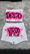Load image into Gallery viewer, Airbrush Tube top shorts Set