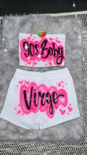 Load image into Gallery viewer, Airbrush Tube top shorts Set