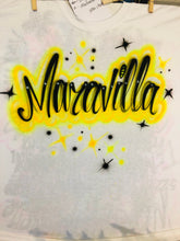 Load image into Gallery viewer, Custom  Personalized Airbrush Name Long Sleeve Comfort Long Sleeve Tee Christmas Gift for her