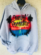 Load image into Gallery viewer, Custom Airbrush Gray Hoodie