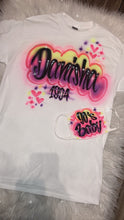 Load image into Gallery viewer, Custom Personalized Airbrush Name T-shirt