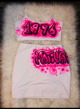 Load image into Gallery viewer, Custom Airbrush Skirt Outfit