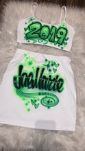Load image into Gallery viewer, Custom Airbrush Skirt Outfit