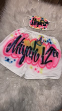 Load image into Gallery viewer, Custom Airbrush Name Shorts