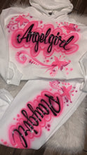 Load image into Gallery viewer, Custom Airbrush Name 2 Piece Sweatsuit