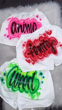 Load image into Gallery viewer, Custom Airbrush Name Shorts