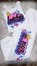 Load image into Gallery viewer, Custom Airbrush Name 2 Piece Set