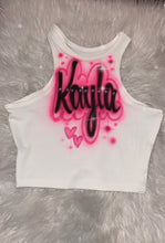 Load image into Gallery viewer, Custom Airbrush Crop Top