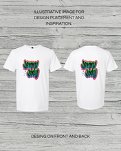 Load image into Gallery viewer, Front &amp; Back Personalized Airbrush Shirt – Custom Name + Colors
