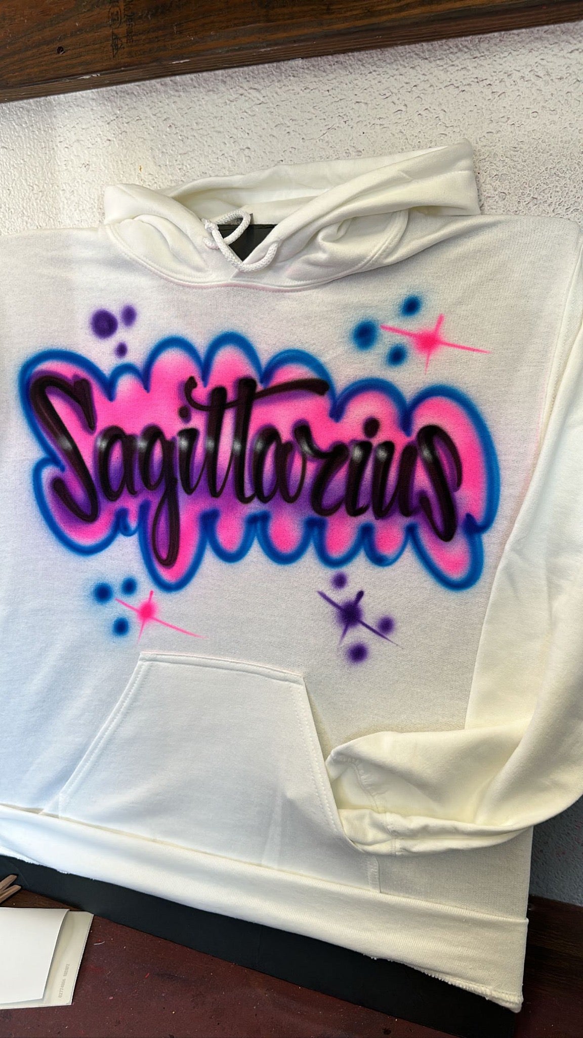 90s Clothing Custom Airbrush Hoodie