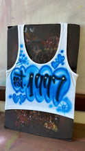 Load image into Gallery viewer, Custom Airbrush Crop Top | Low cut Crop Top | Women&#39;s Crop top
