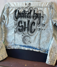 Load image into Gallery viewer, Custom Airbrush Denim Jacket
