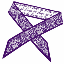Load image into Gallery viewer, TCU Horned Frogs Reversible Skinny Satin  Scarf – College Game Day Spirit Accessory
