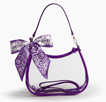 Load image into Gallery viewer, TCU Horned Frogs Reversible Skinny Satin  Scarf – College Game Day Spirit Accessory
