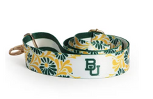 Load image into Gallery viewer, Baylor University Floral Print Bag Strap: Waco Texas Spirit Game Day Purse Belt (1.5" x 55")

