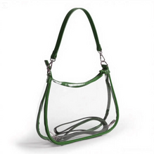 Load image into Gallery viewer, The Clara Clear Purse in Green
