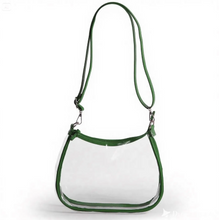 Load image into Gallery viewer, The Clara Clear Purse in Green
