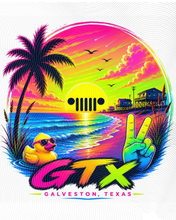 Load image into Gallery viewer, GTX (Galveston Texas Jeep) - Airbrush-Style Shirt
